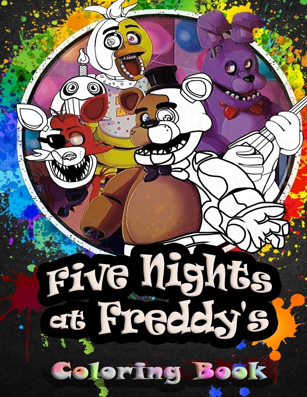 1060x1360 Five Nights at Freddy's Coloring Book: FNAF Coloring Book With, Phone