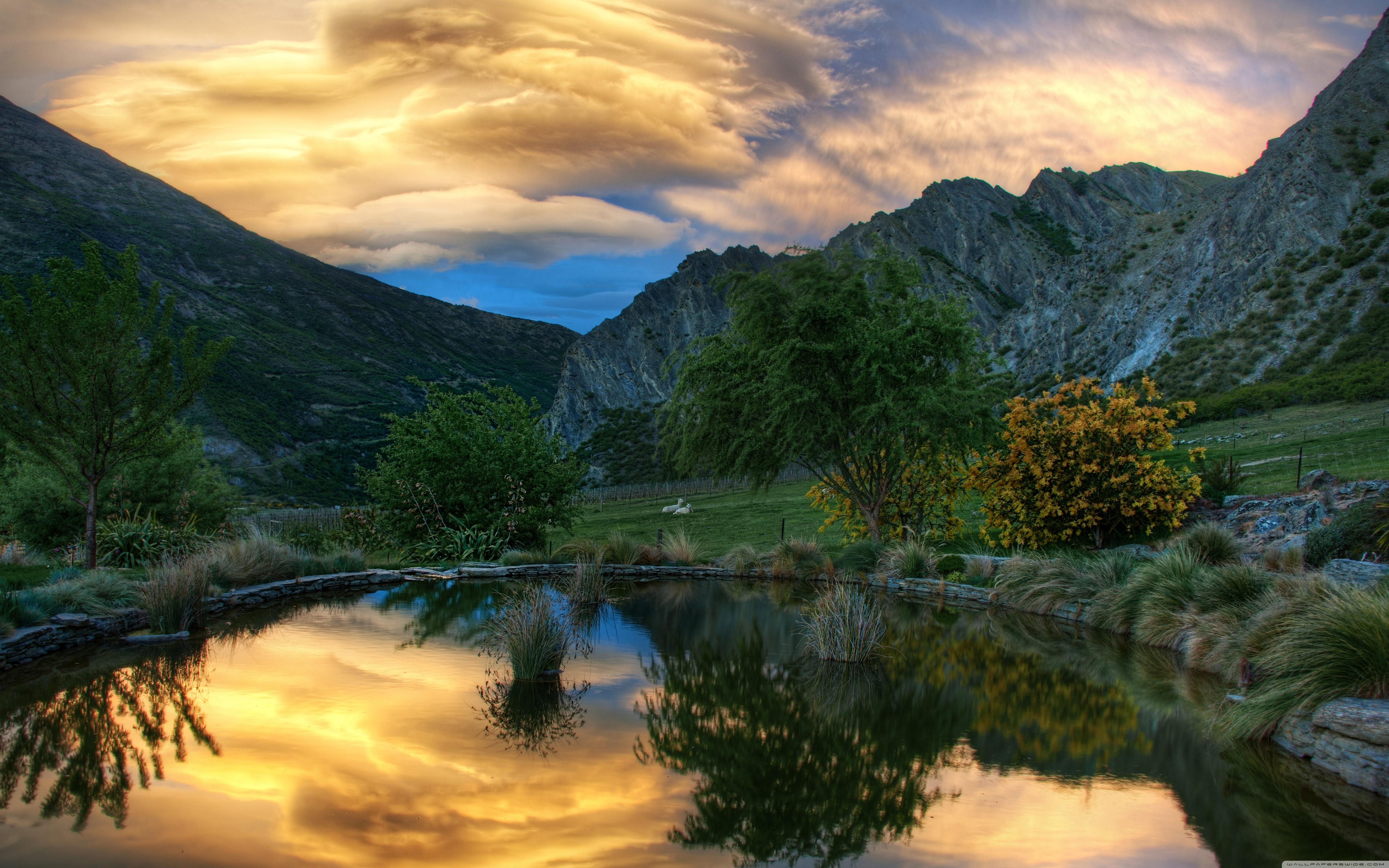 5120x3200 Pond, New Zealand ❤ 4K HD Desktop Wallpaper for 4K Ultra, Desktop