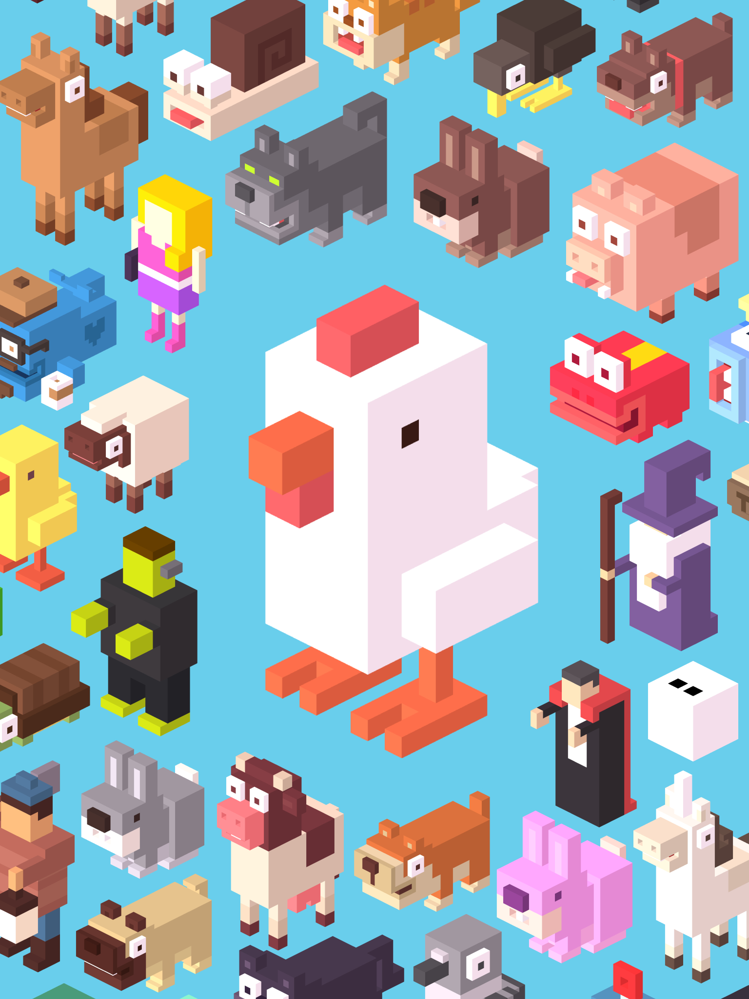 1540x2050 Crossy Road Press. Crossy road, Cross roads, App, Phone