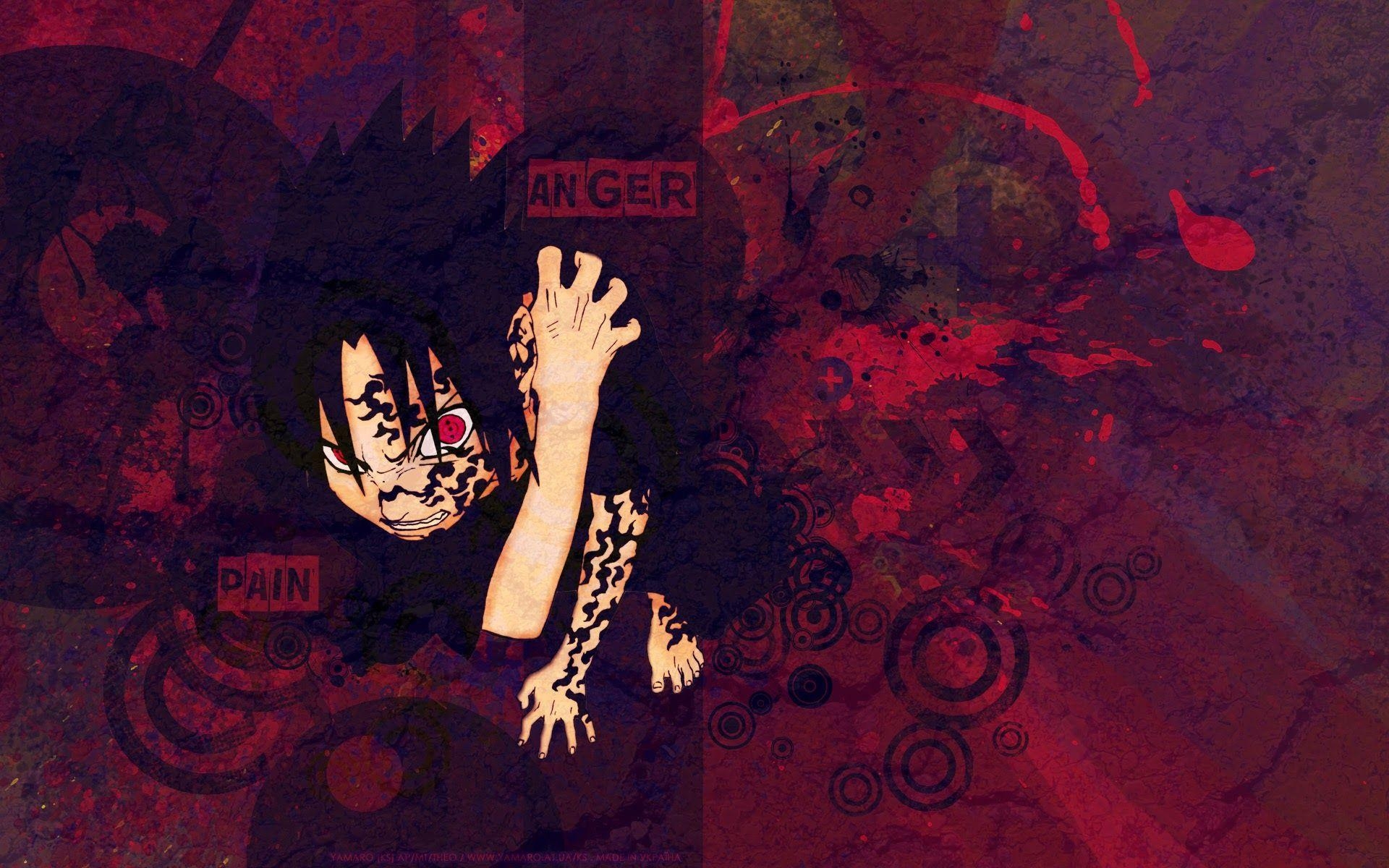 1920x1200 Sasuke Sharingan and Curse Seal 3e Wallpaper HD, Desktop