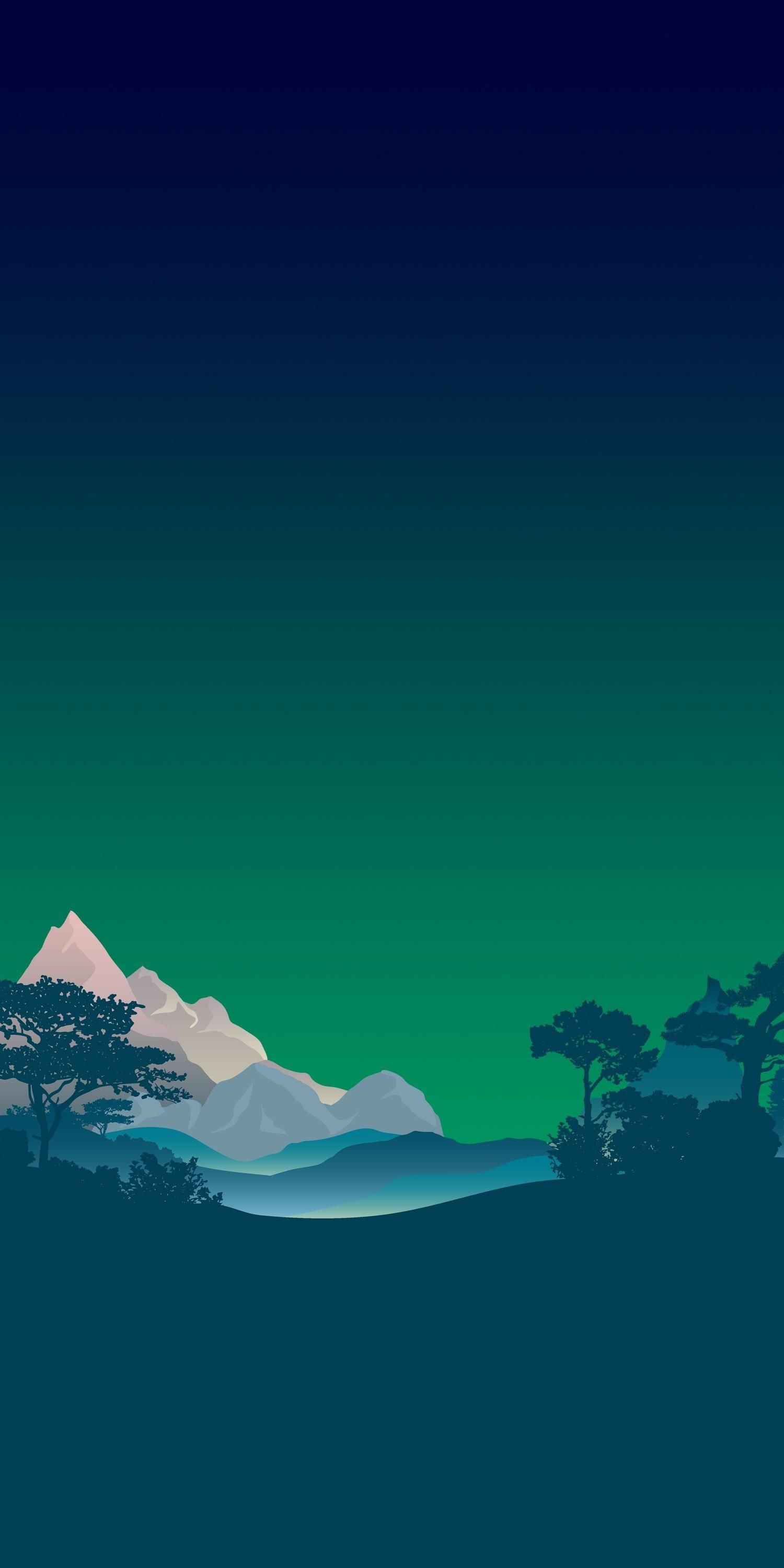 1500x3000 iPhone X Wallpaper 4k Green, Phone