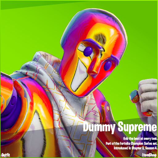 520x520 Dummy Supreme Fortnite wallpaper, Phone