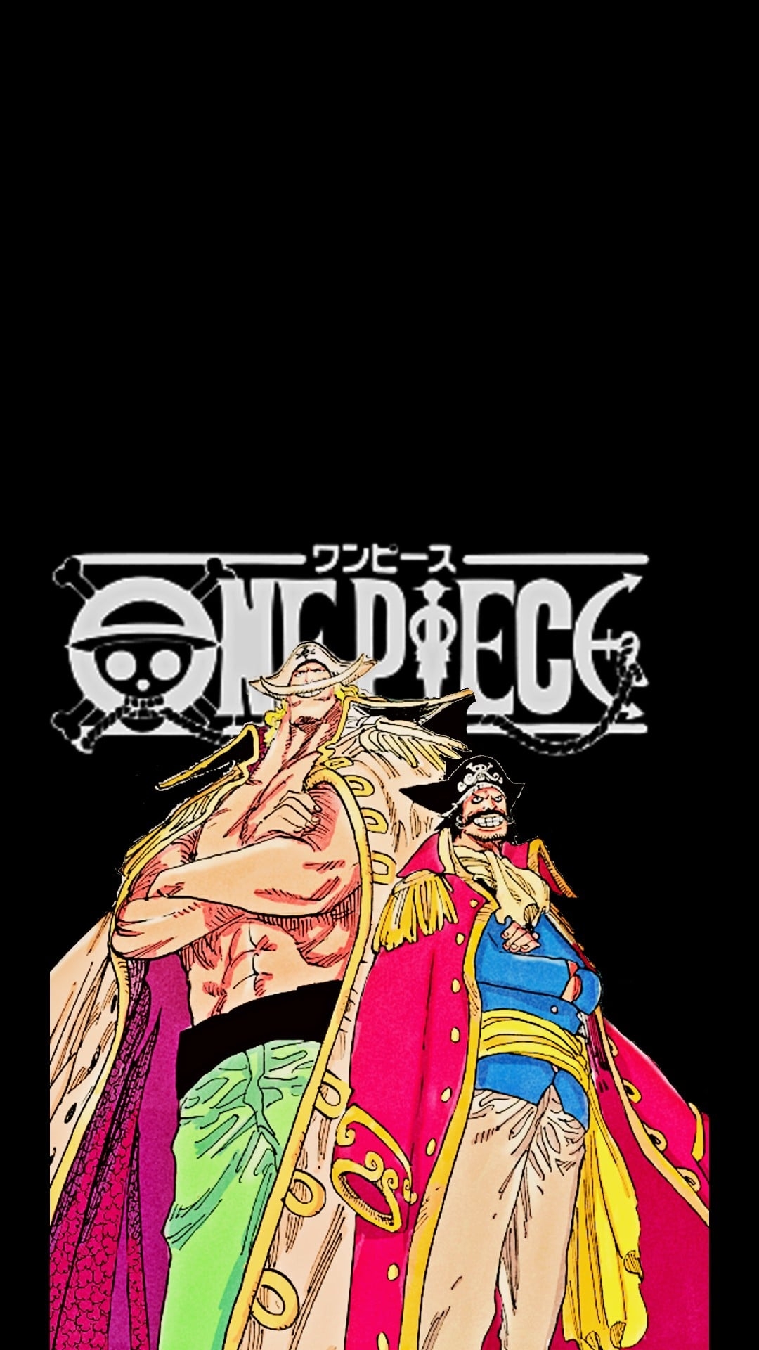 1080x1920 One Piece Wallpaper Dark Theme! Roger and WhiteBeard the best pirates ( Whitebeard is my fav who is yours? I will make a wallpaper if it's good), Phone