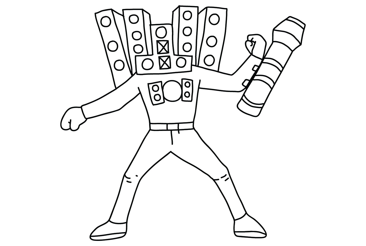 1500x1020 Titan Speakerman Coloring Page Image Speakerman Kids And Adults, Desktop