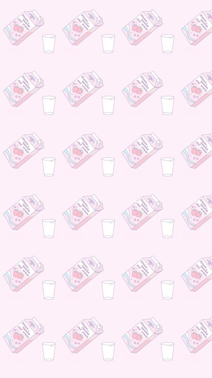 720x1280 Strawberry Milk Wallpaper Free Strawberry Milk Background, Phone