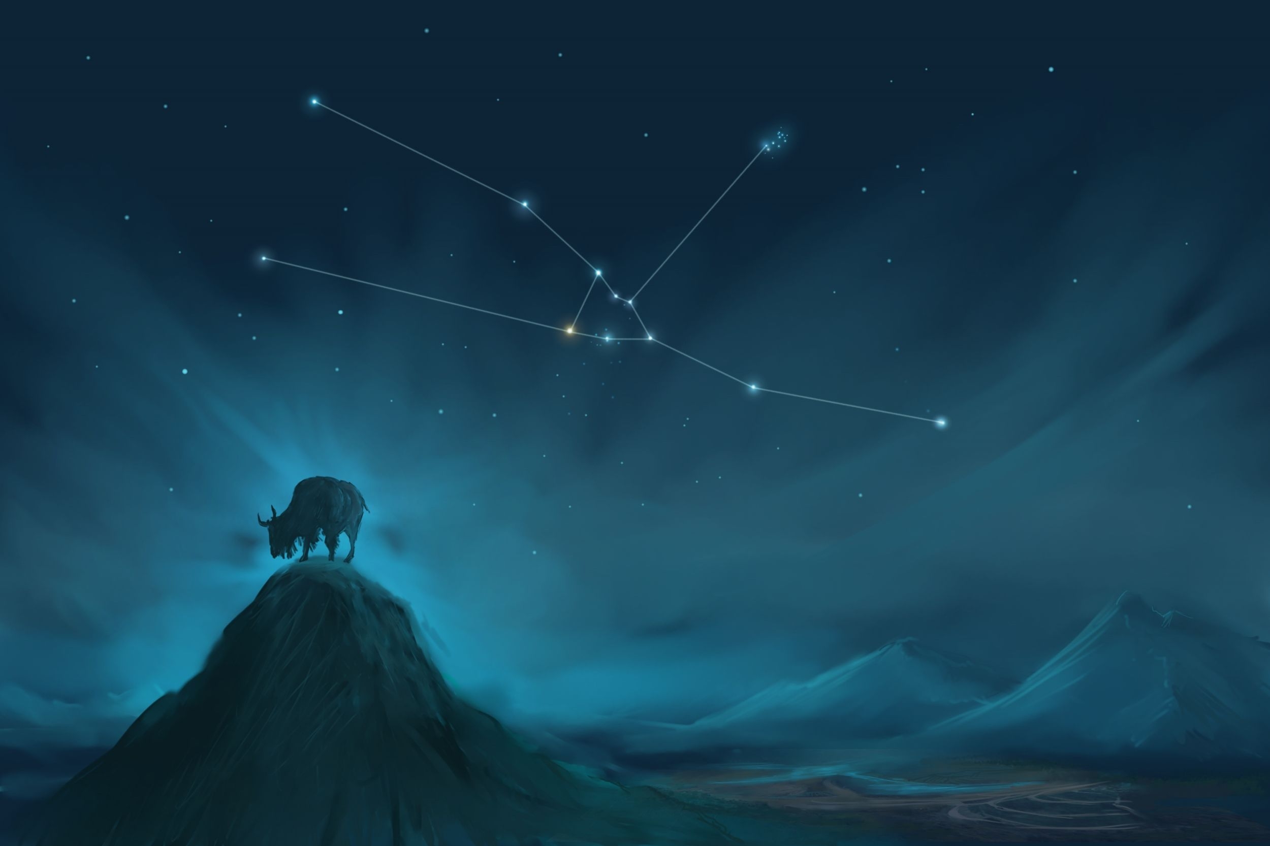 2500x1670 Taurus Constellation Wallpaper, Desktop