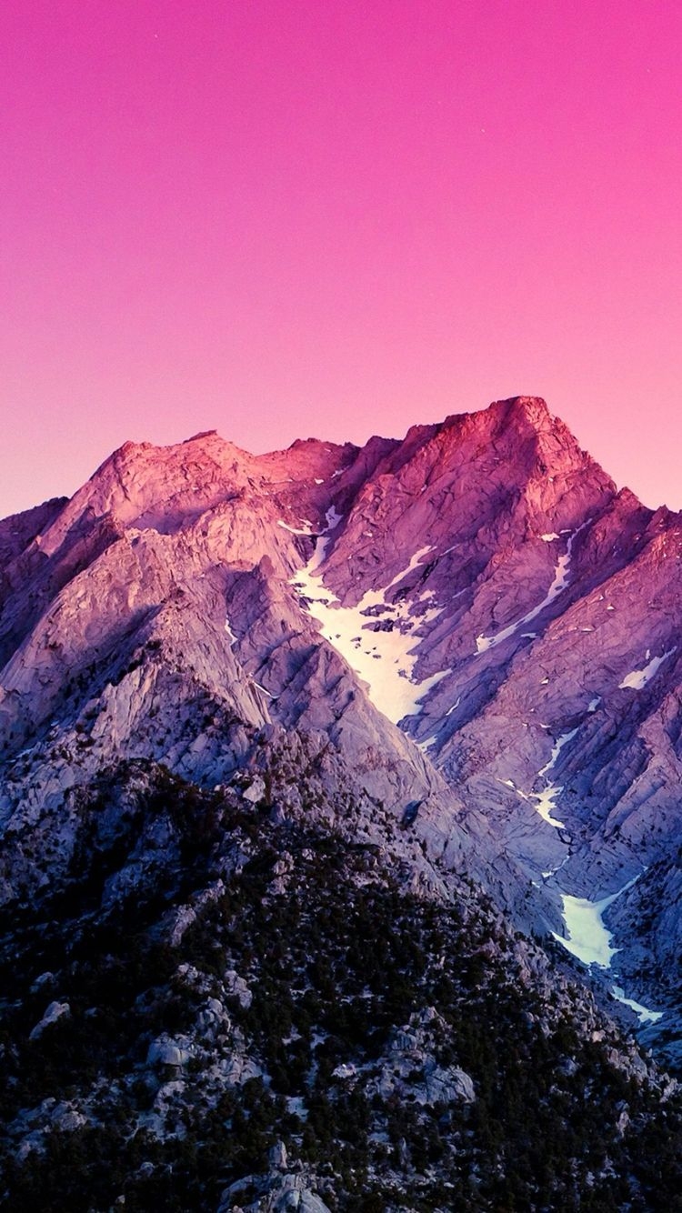 750x1340 Mountain Aesthetic Wallpaper, Phone
