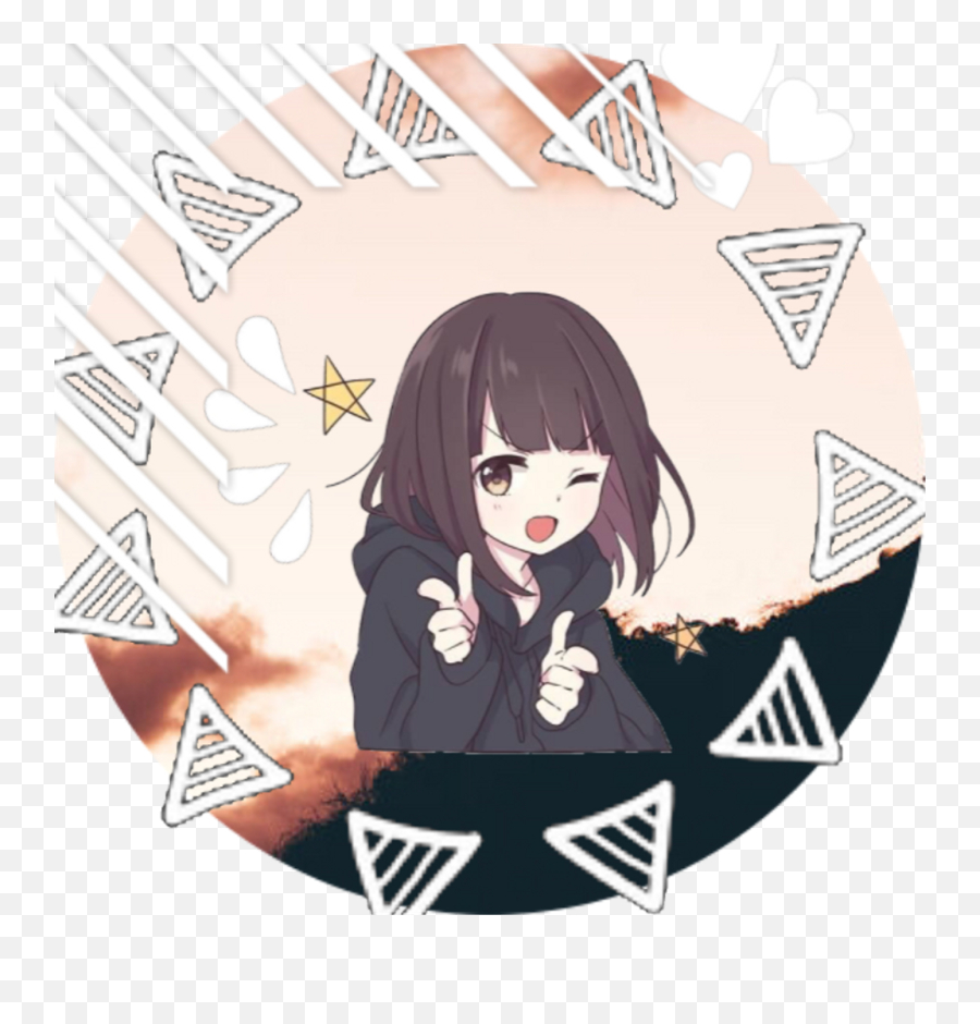 900x940 Pfp Anime Girl Kawaii Brunette White Pfp Png, Cool Background Png transparent png image, Phone