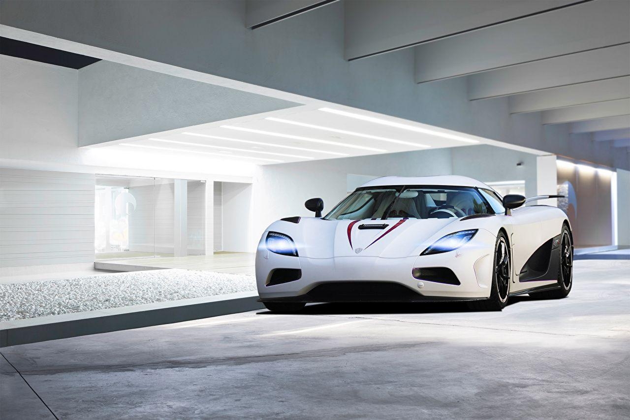 1280x860 Wallpaper Koenigsegg Agera R White Front automobile, Desktop