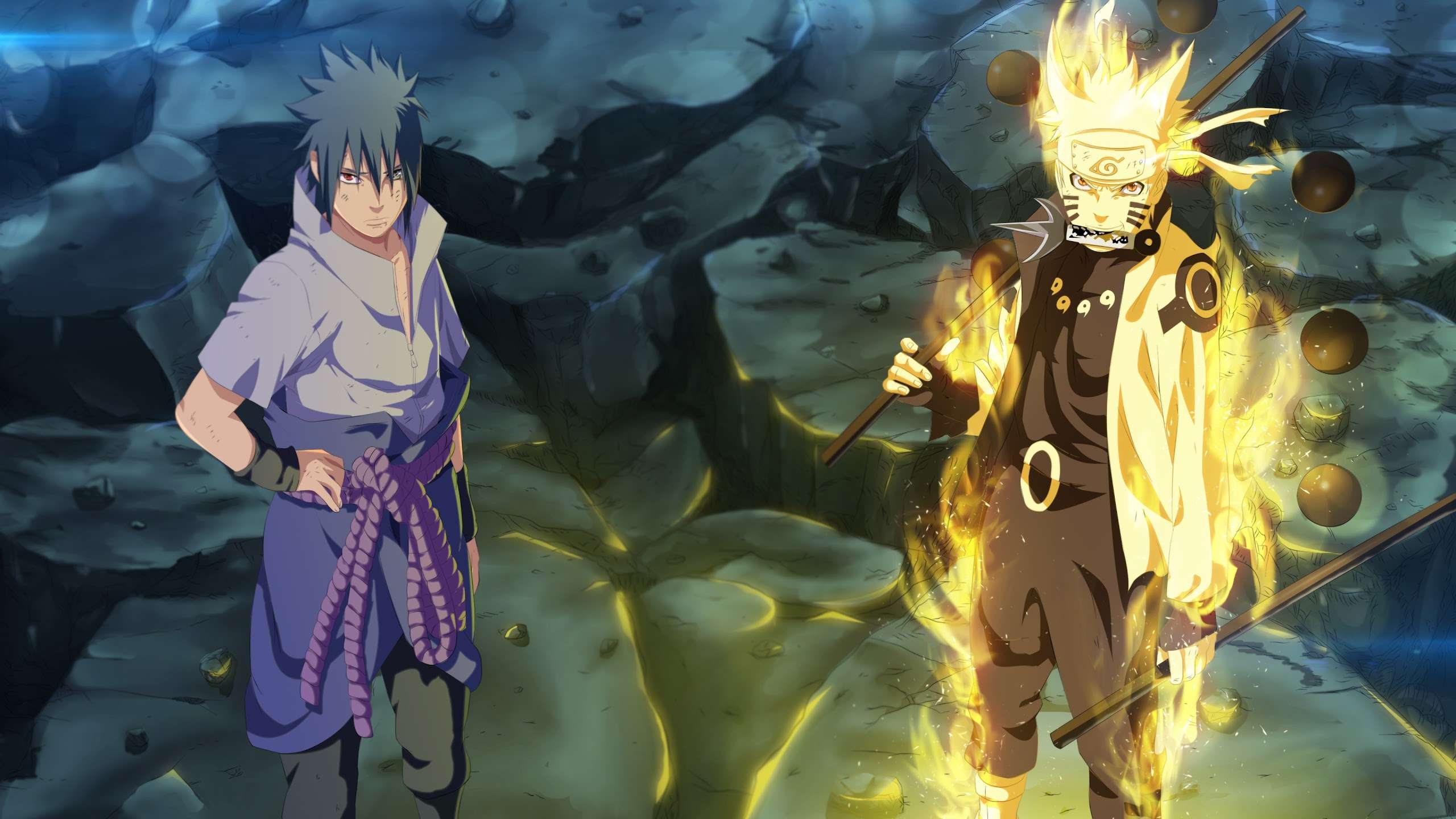 2560x1440 Naruto Sasuke Wallpaper 4k, Desktop