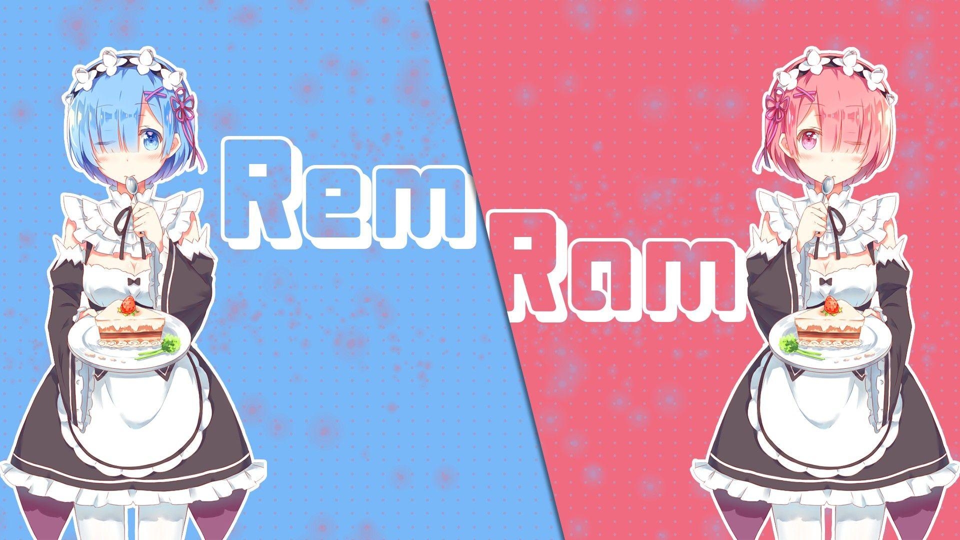 1920x1080 re zero kara hajimeru isekai seikatsu anime girls rem re zero ram, Desktop