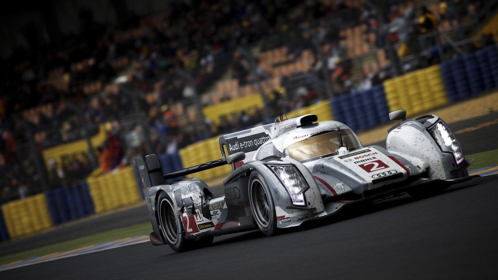 1920x1080 Audi Race Car Racing Track HD Wallpaper, Desktop