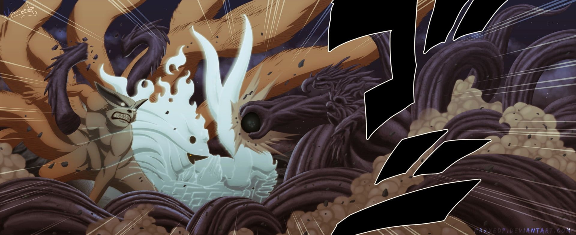 1920x790 Free download. HD wallpaper: Anime, Naruto, Hashirama Senju, Kurama (Naruto), Madara Uchiha, Dual Screen
