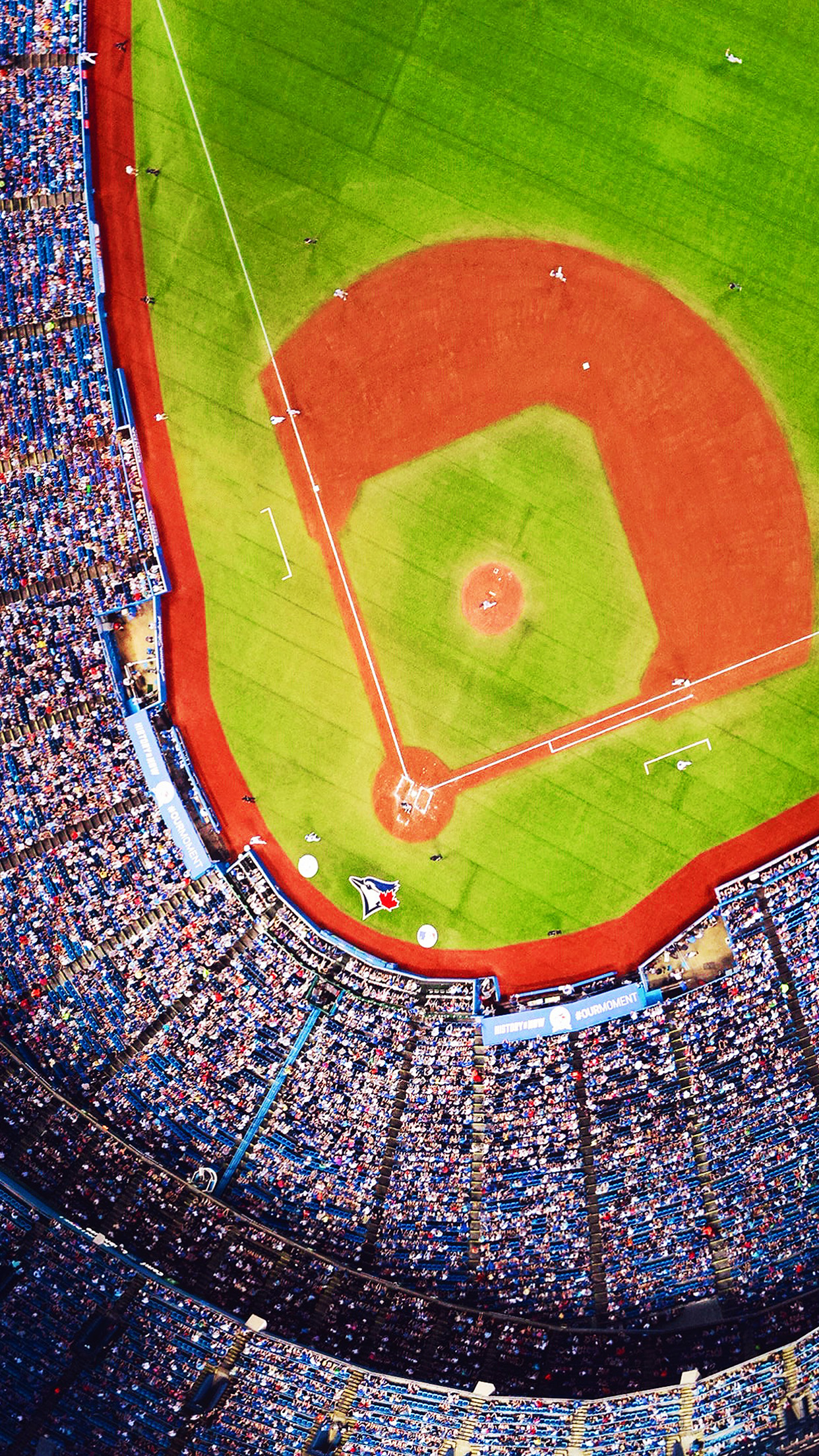 1250x2210 iPhone X wallpaper. bluejays baseball mlb field sports stadium, Phone