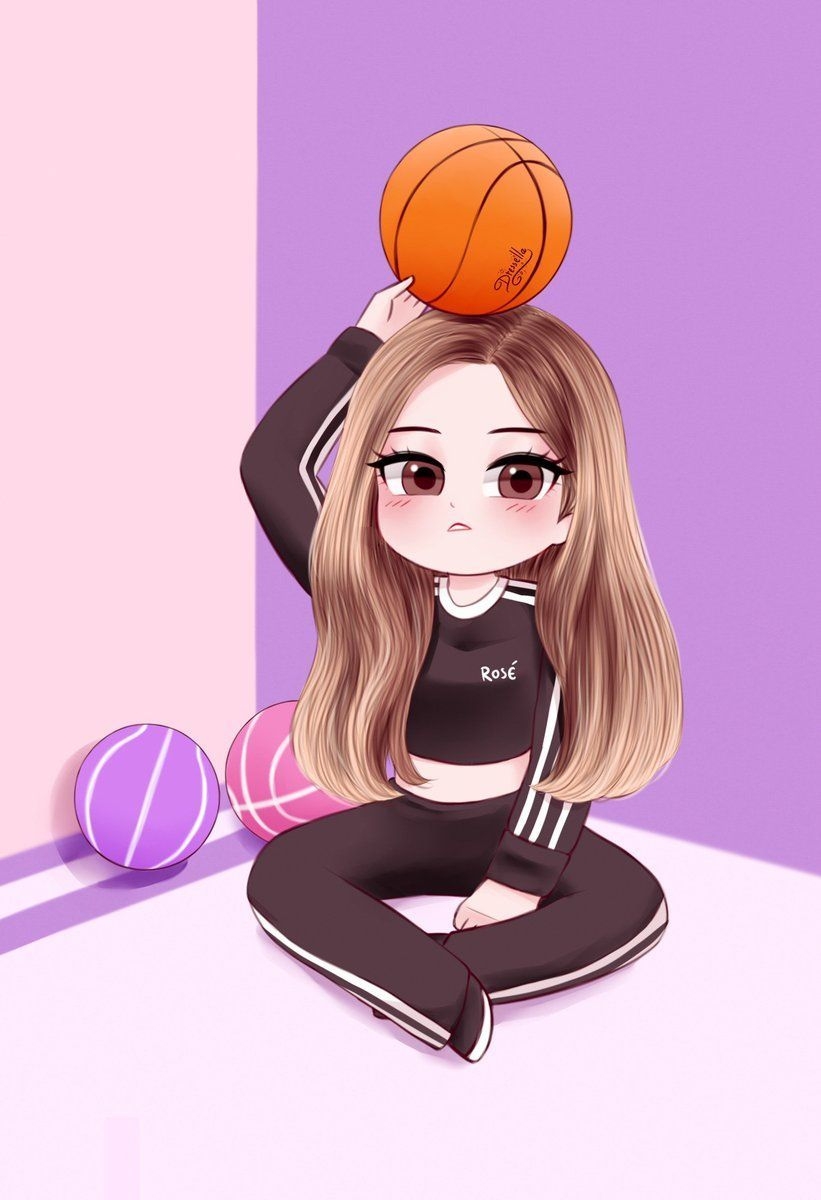 830x1200 Blackpink Rose. Seni anime, Seni digital, Animasi, Phone