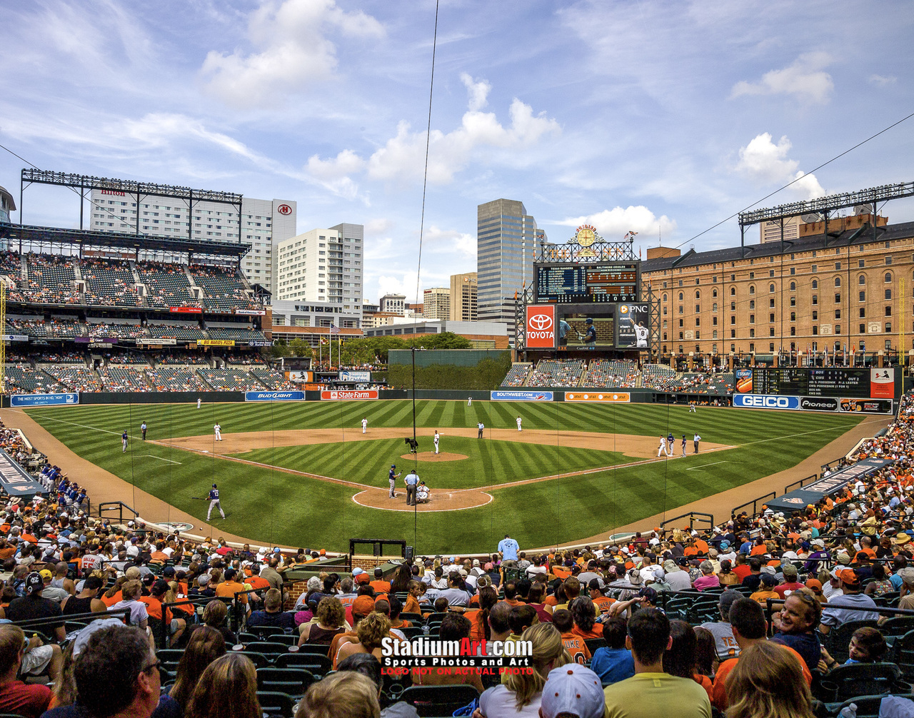 1280x1010 Baltimore Orioles Camden Yards Baseball Stadium Field 8x10 to 48x36 photo 02, Desktop