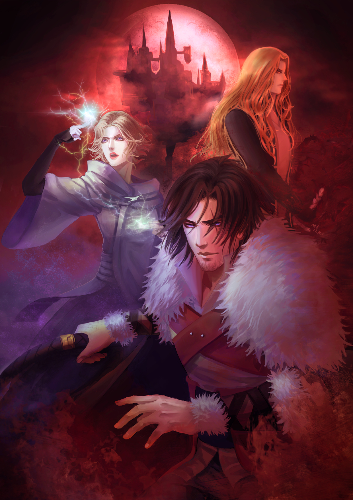 1240x1760 Trevor Belmont Anime Image Board, Phone