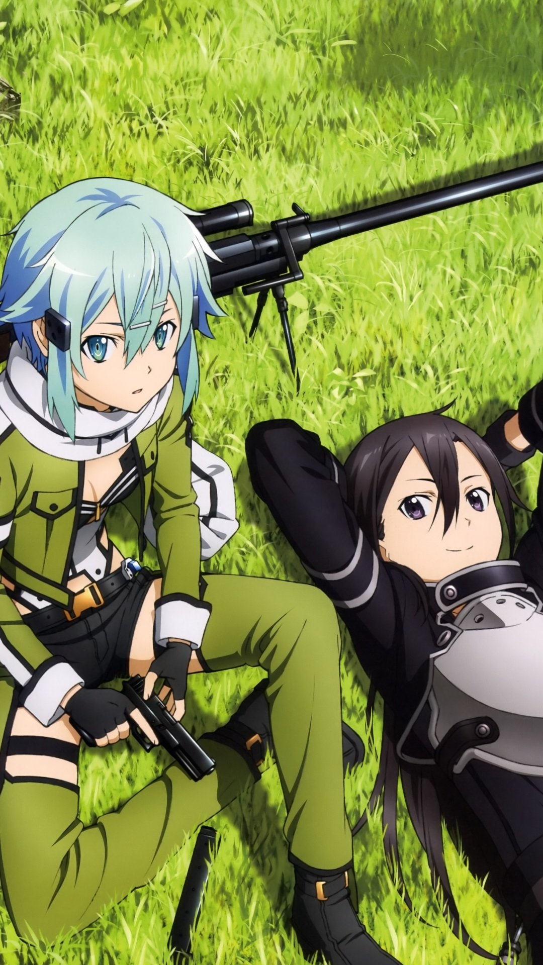 1080x1920 Sword Art Online 2 Kirito Sinon Sinon Y Kirito, Phone