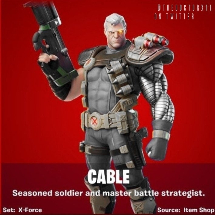 710x710 Cable Fortnite wallpaper, Phone