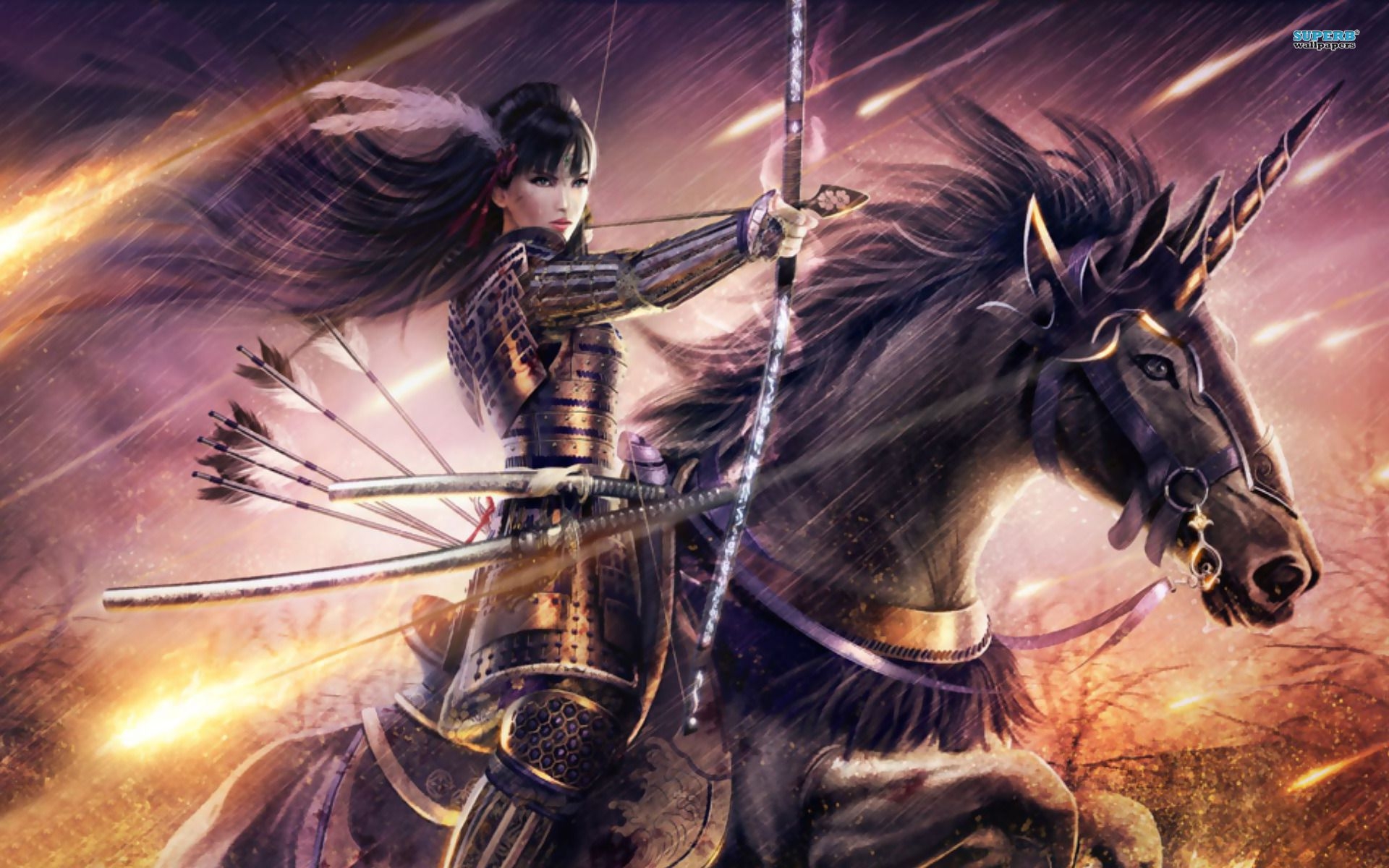 1920x1200 Asian Female Warrior Wallpaper, Desktop