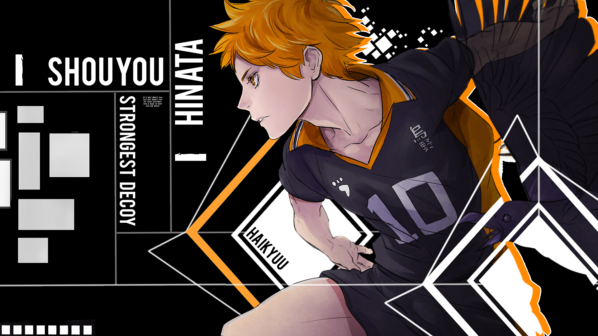 1920x1080 Haikyuu!!, #anime boys, #Hinata Shouyou. Wallpaper No. 543515, Desktop