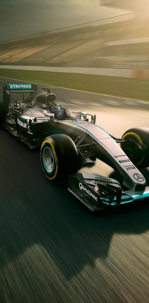 630x1280 Mercedes F1 wallpaper, Phone