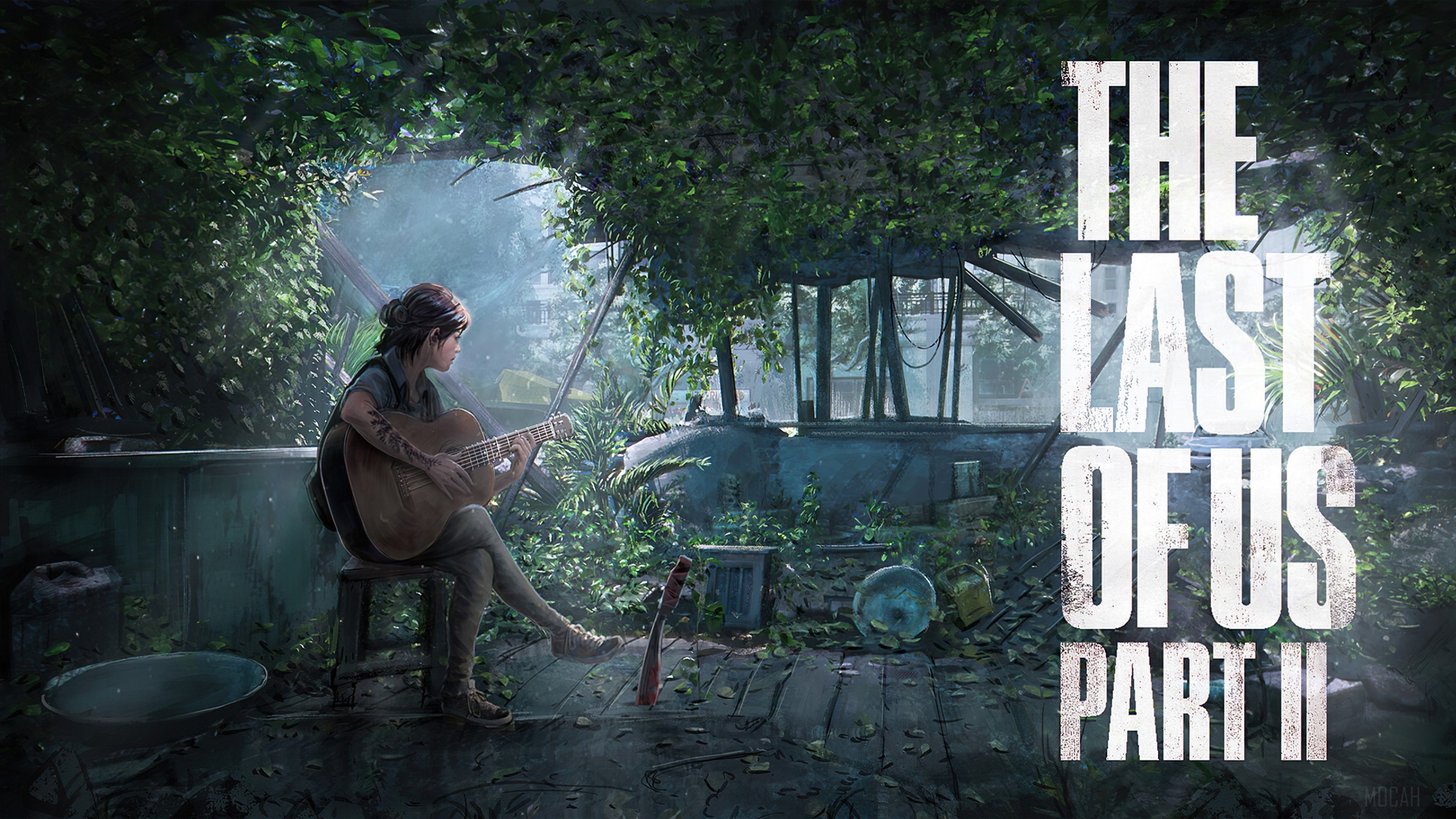 3840x2160 Ellie, Guitar, The Last of Us Part The Last of Us Part II, TLOU, TLOU Video Game 4k wallpaper HD Wallpaper, Desktop