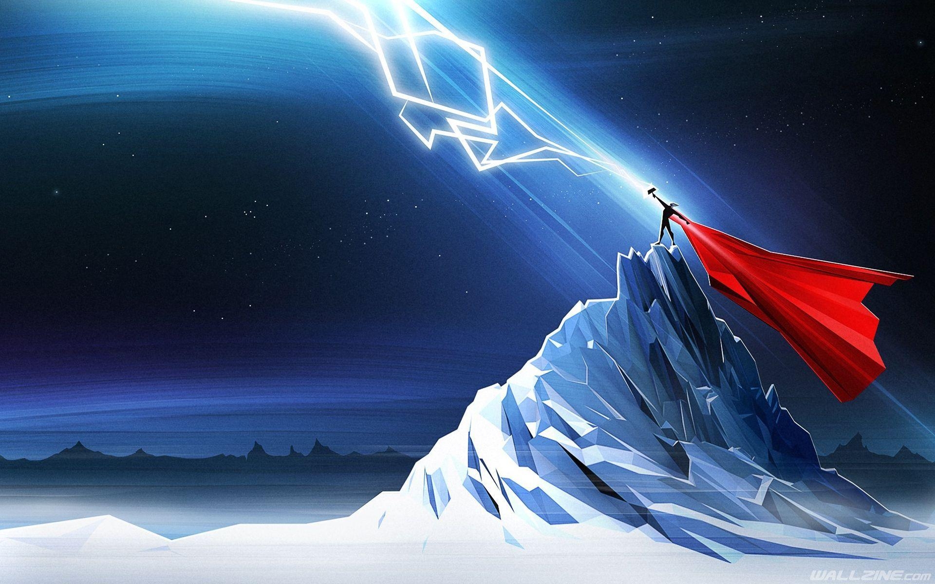 1920x1200 Thor Lightning Art Wallpaper. HD Desktop Wallpaper, Desktop