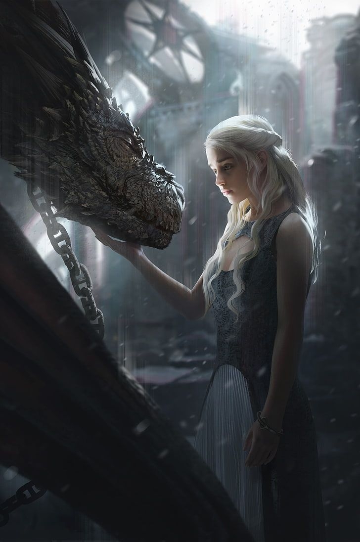 730x1100 Daenerys targaryen 1080P, 2K, 4K, 5K HD wallpaper free download, Phone