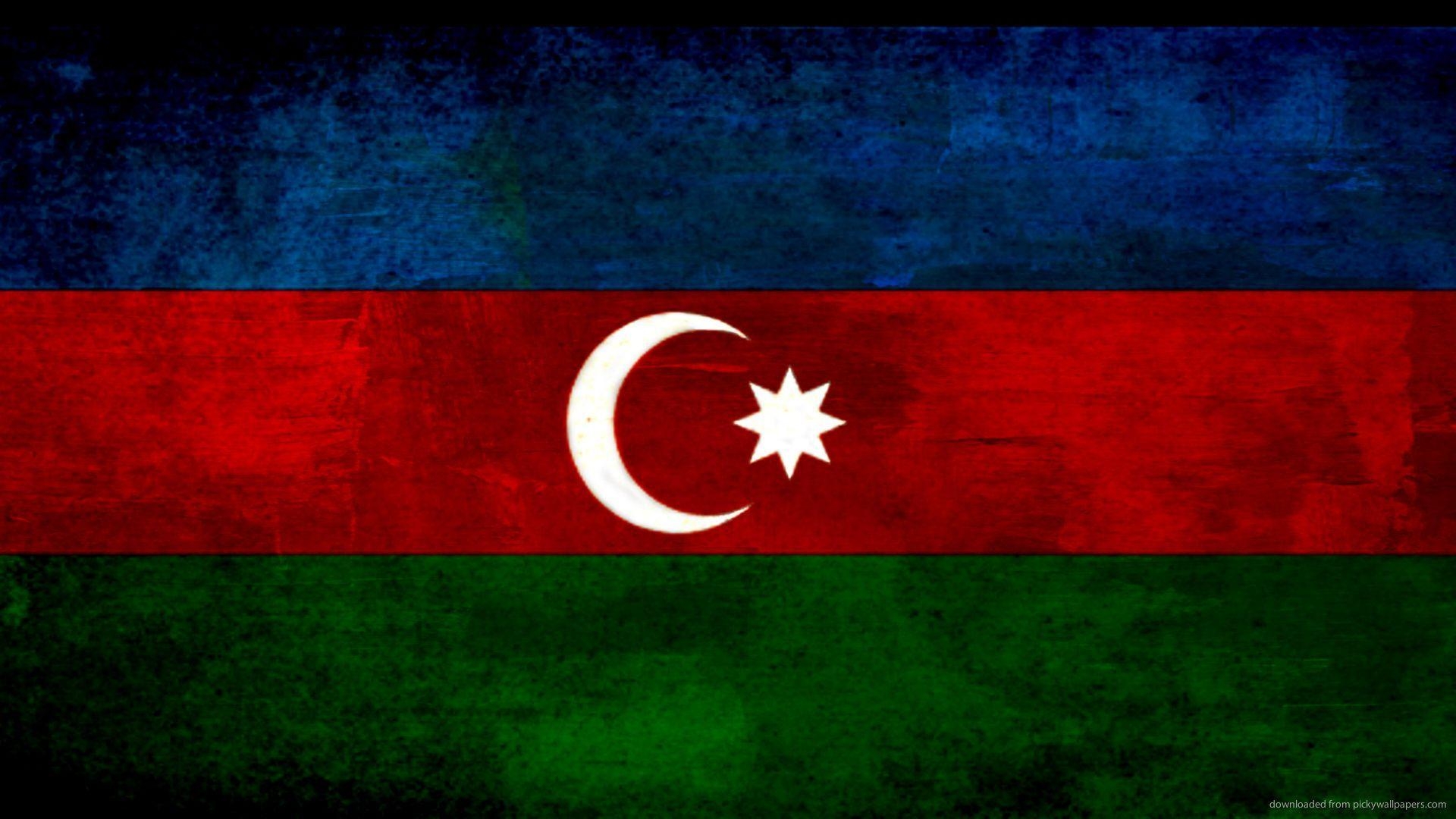 1920x1080 HD Azerbaijan Flag Wallpaper, Desktop