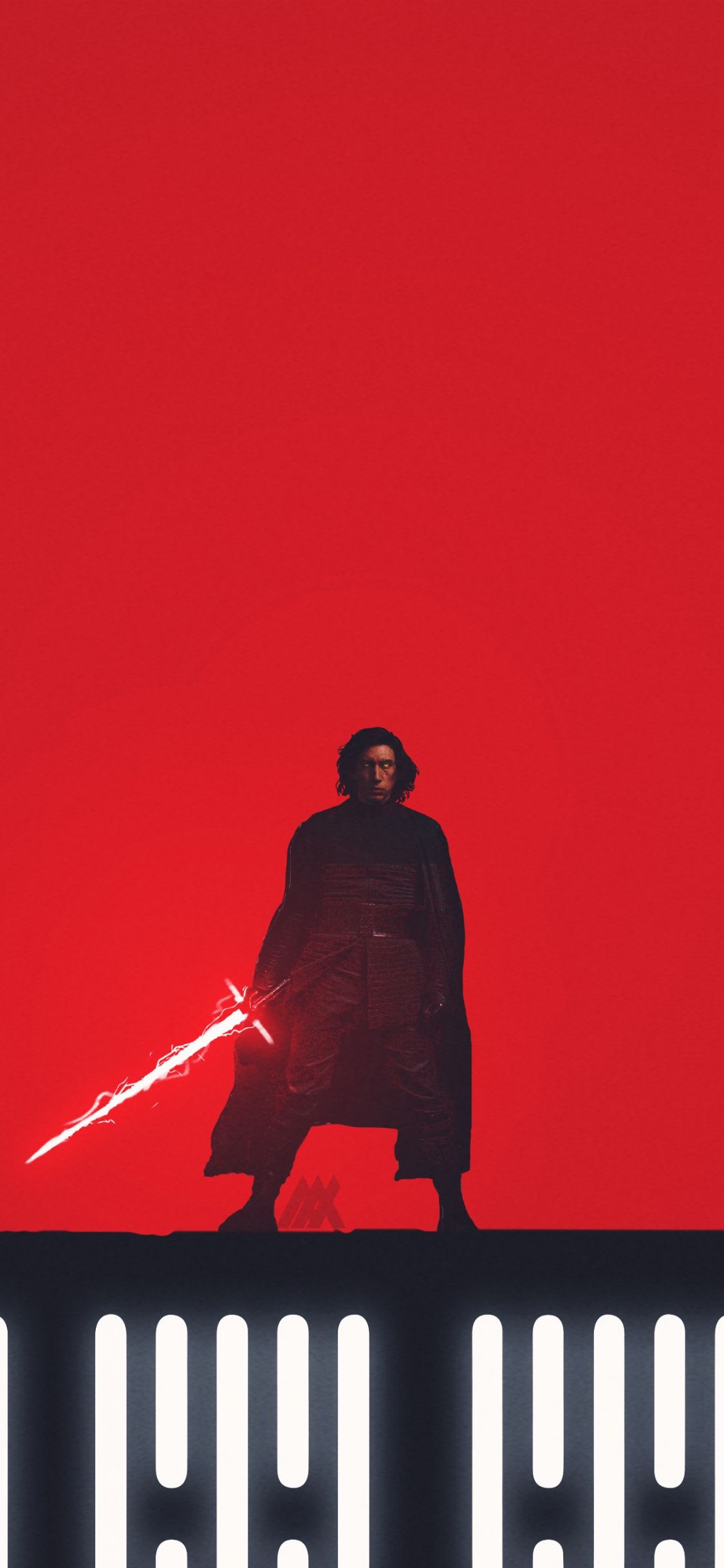 1130x2440 Download  wallpaper adam driver, kylo ren, star wars, Phone