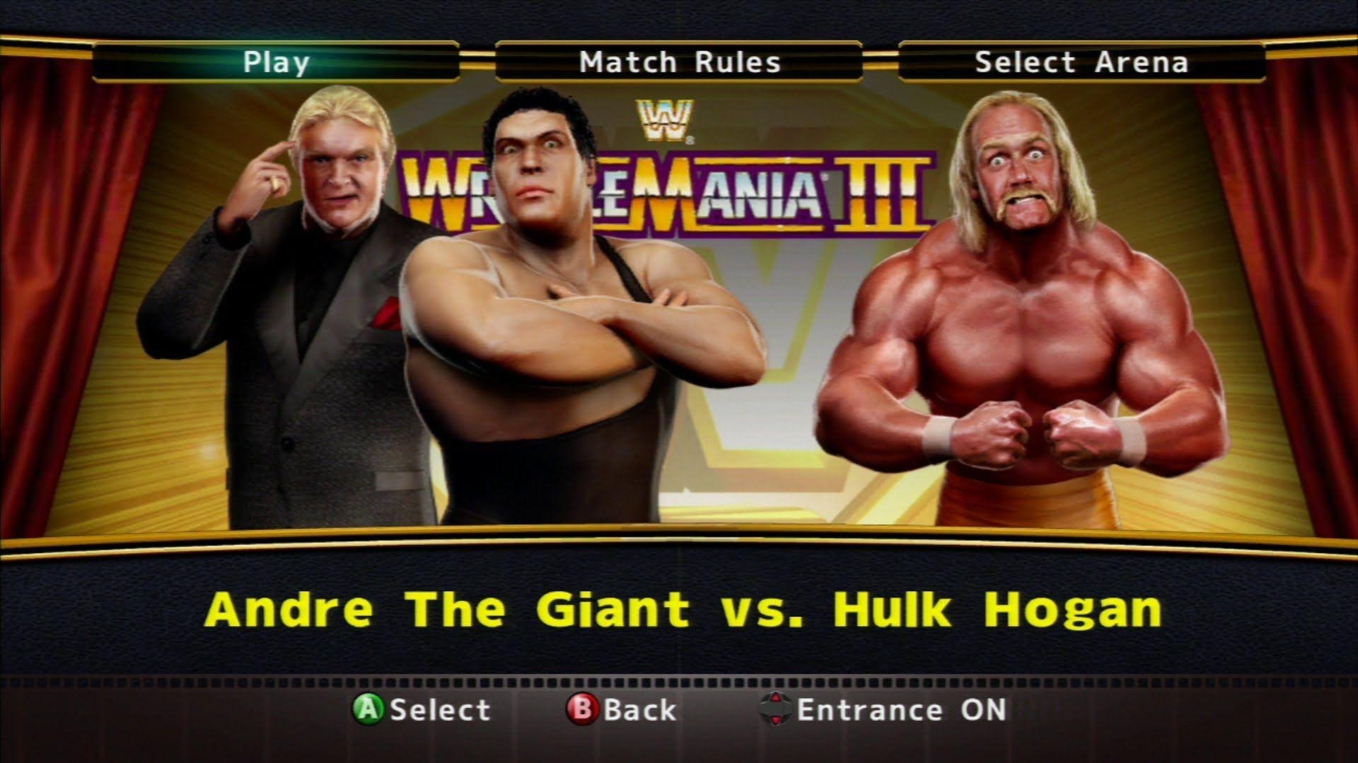 1920x1080 WWE Legends Of Wrestlemania The Giant Vs Hulk Hogan, Desktop