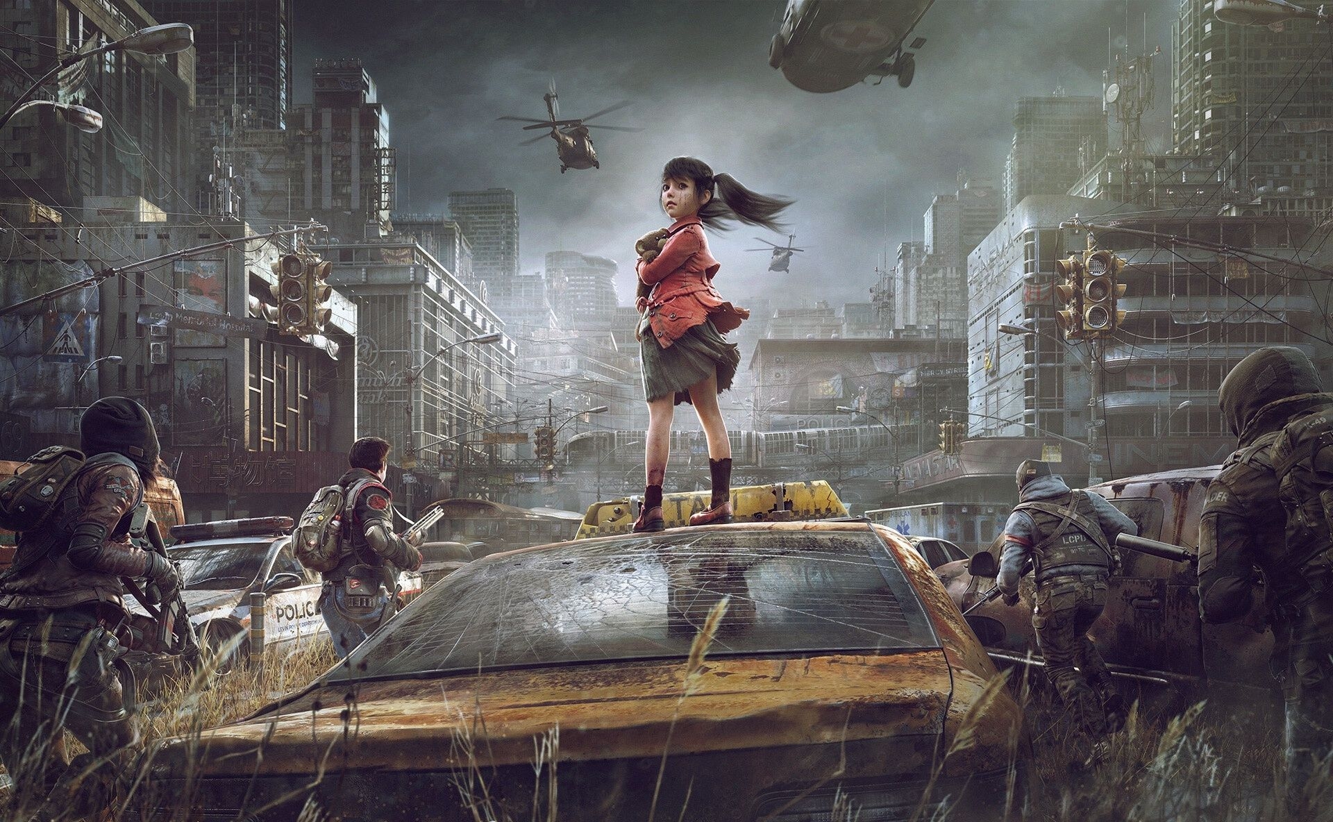 1920x1190 Small Girl In Post Apocalyptic Wallpaper, HD Hi Tech 4K Wallpaper, Desktop