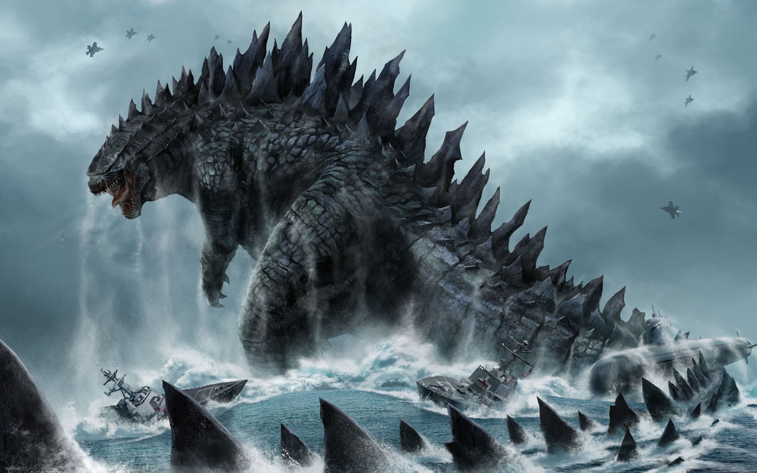 2560x1600 Cool Godzilla Final Wars HD Wallpaper for Desktop and Mobiles 13 Retina Macbook Pro, Desktop