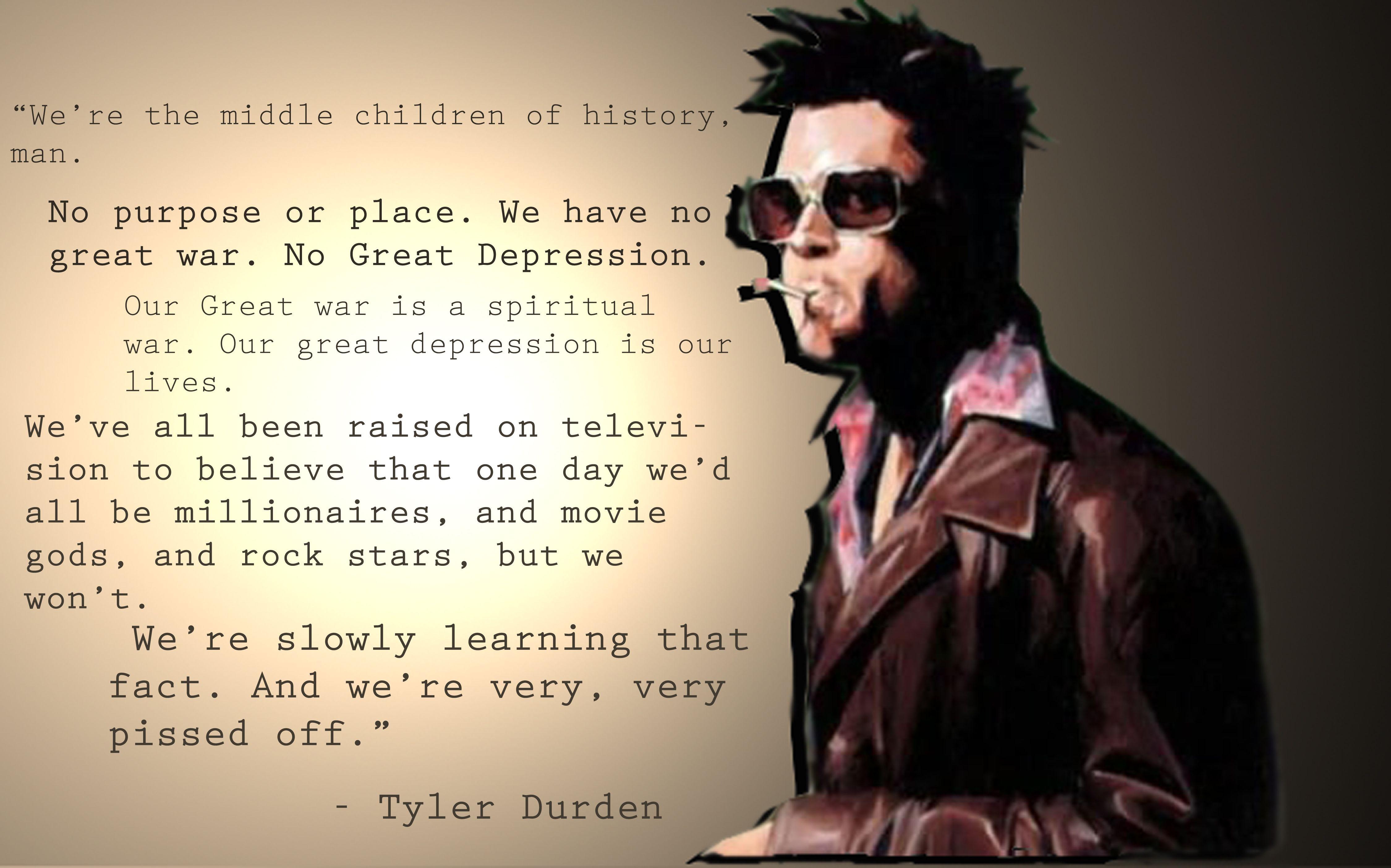 4500x2810 Tyler Durden Fight Club Quotes Wallpaperx2809, Desktop