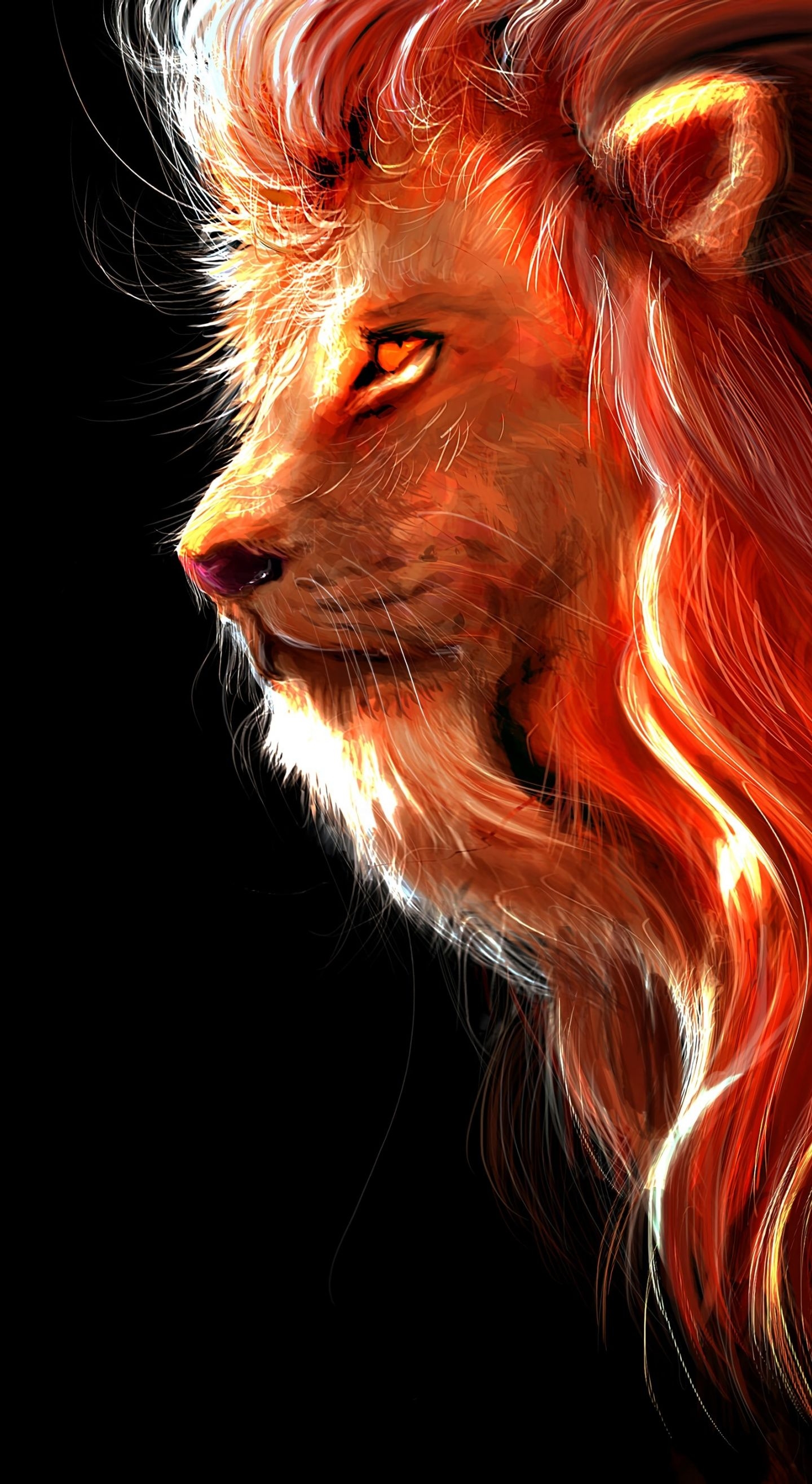 1440x2630 Lion iPhone Background Free HD Wallpaper, Phone