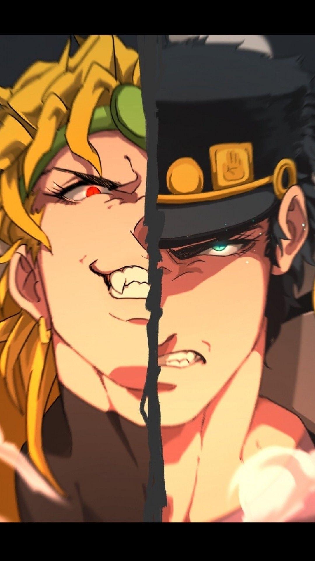 1080x1920 Download  Jojo's Bizarre, Kuujou Joutarou, Dio Brando, Phone