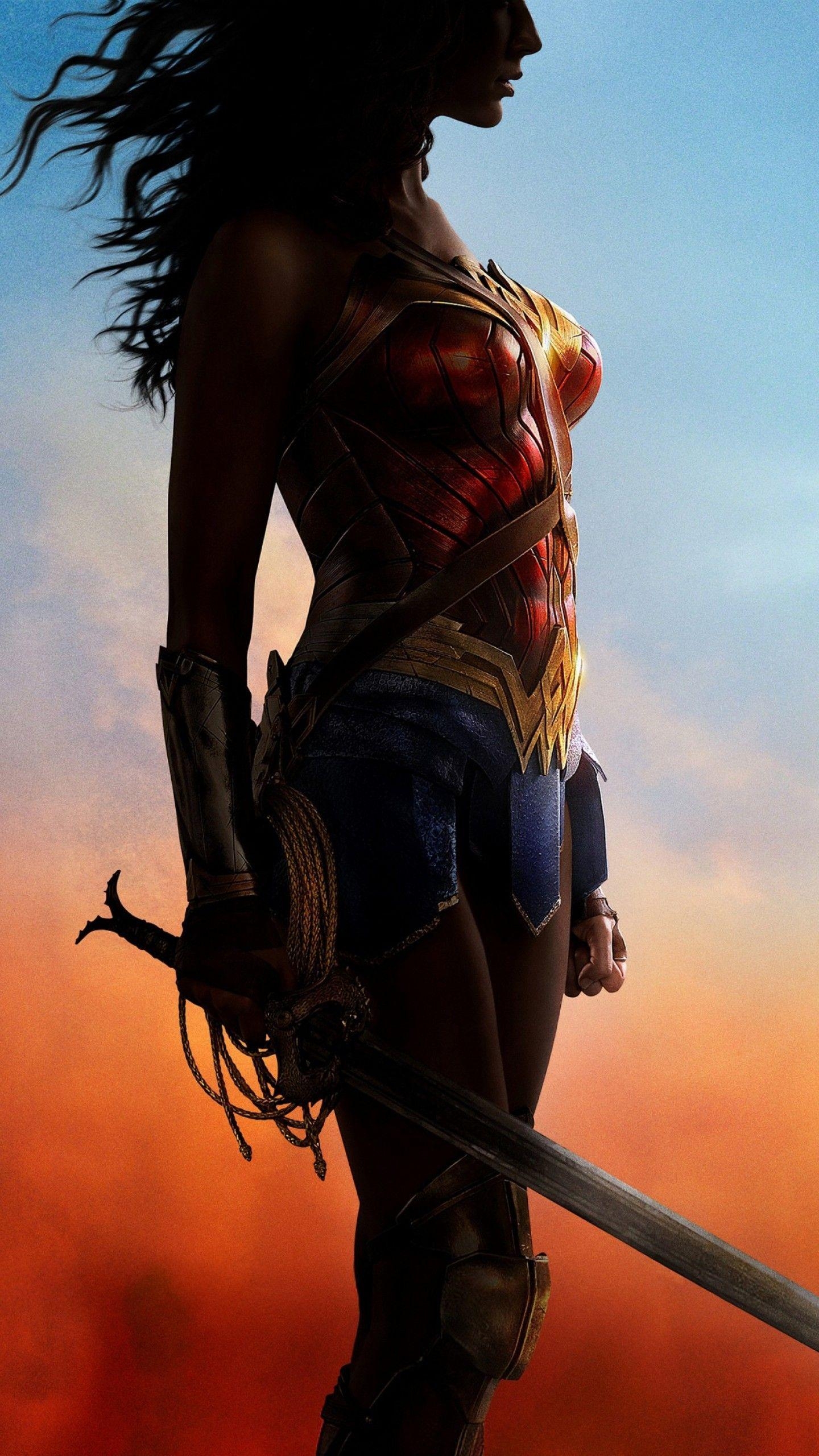 1440x2560 Wallpaper Wonder Woman, 4k, Gal Gadot, Movies, Phone