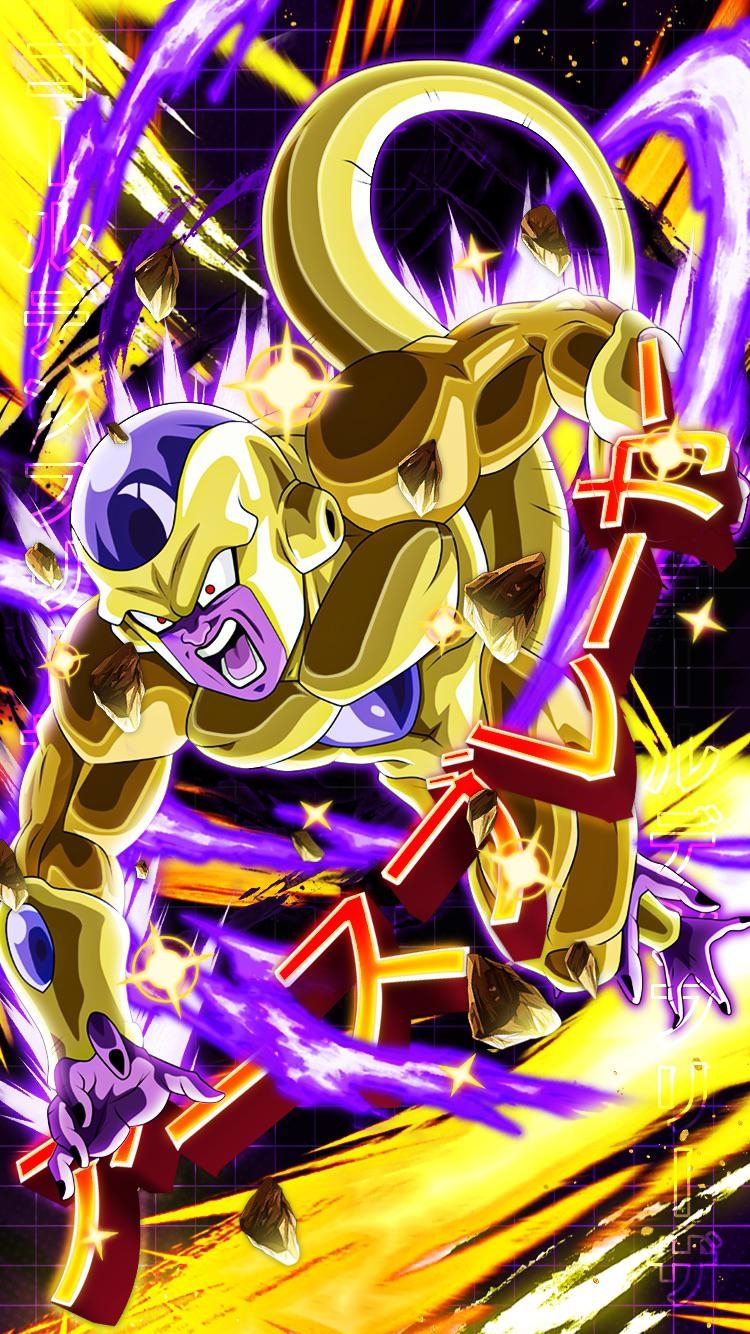 750x1340 February Wallpaper Design: Golden Frieza, Phone