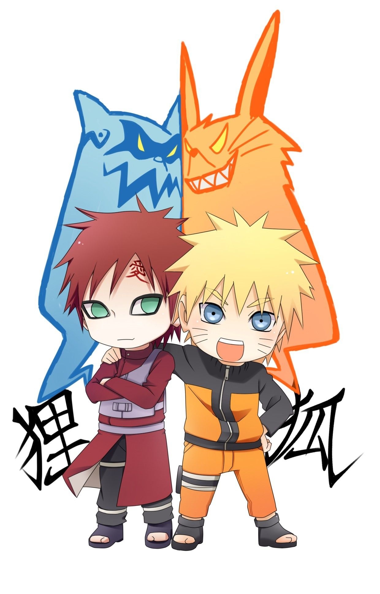 1240x1940 Gaara Chibi Wallpaper, Phone
