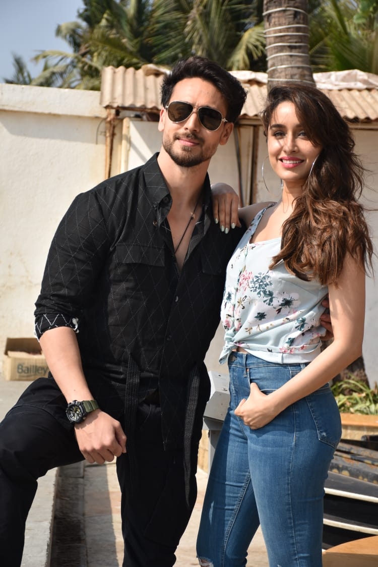 750x1130 Baaghi 3 Promotions. [PHOTOS] Shraddha Kapoor and Tiger Shroff, Phone