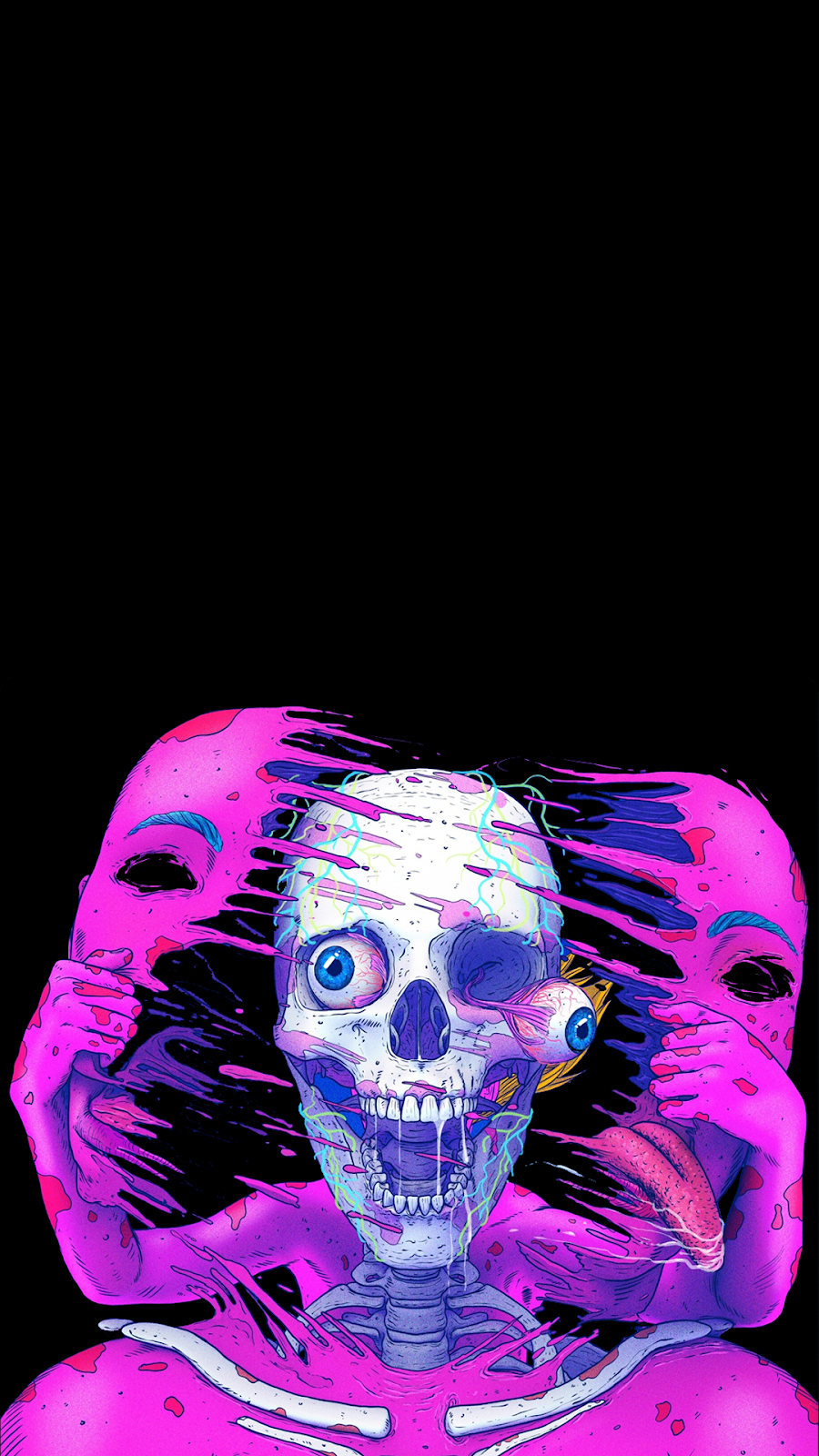 900x1600 AMOLED PHONE WALLPAPER COLLECTION 122. Cool Wallpaper.cc. Skull wallpaper, Cool wallpaper, Phone wallpaper, Phone