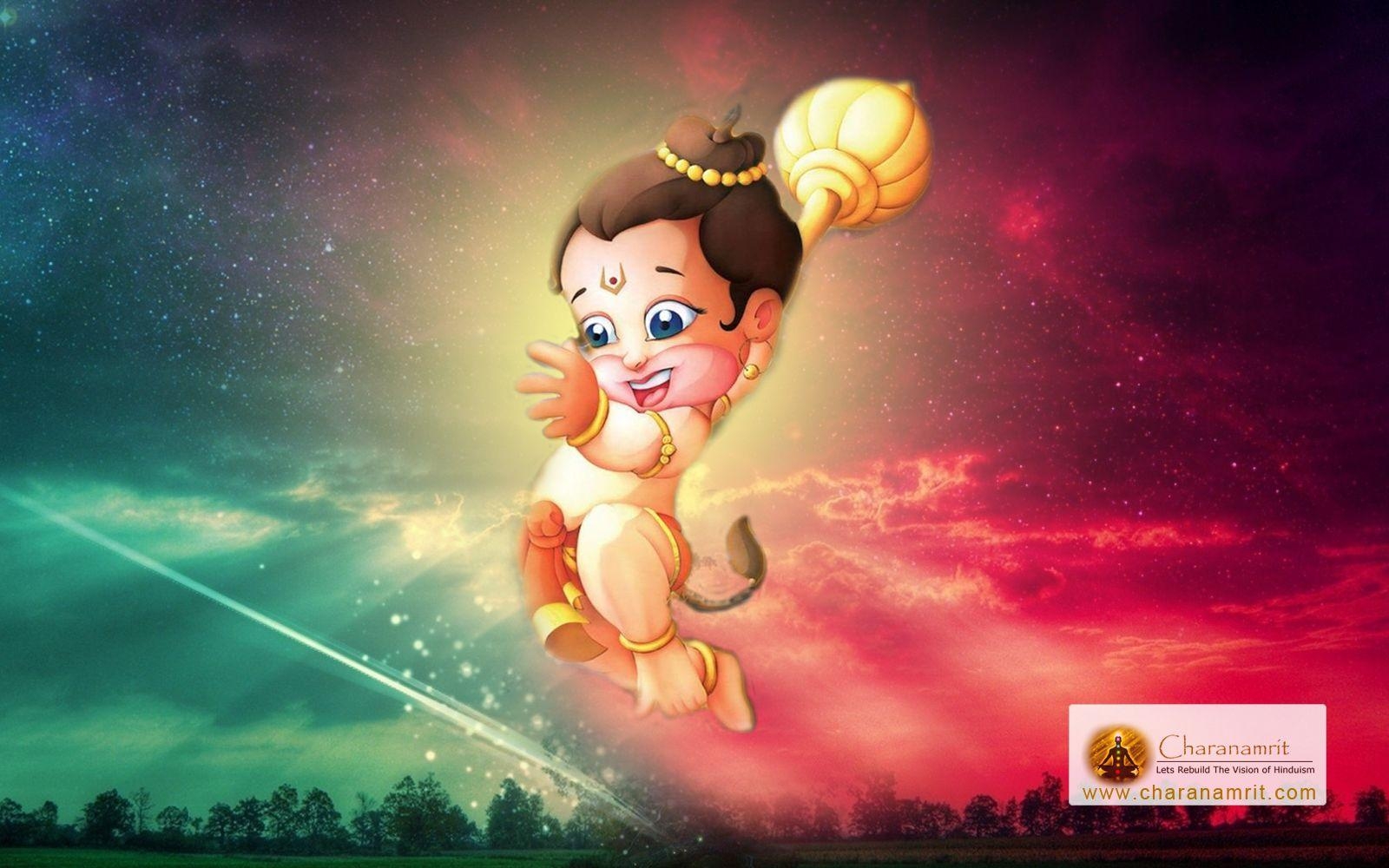 1600x1000 Colorful Bal Hanuman 3D Wallpaper, Hanuman Jayanti HD Wallpaper, Desktop