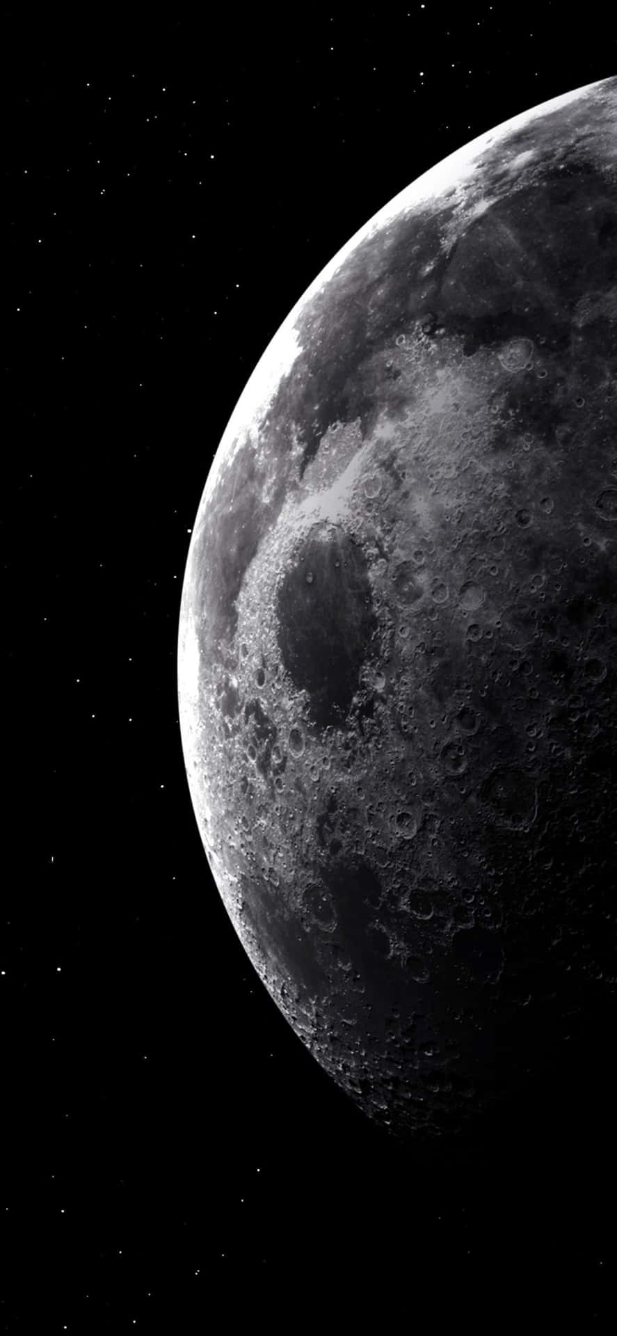 890x1920 Download The Moon Curve iPhone Wallpaper, Phone