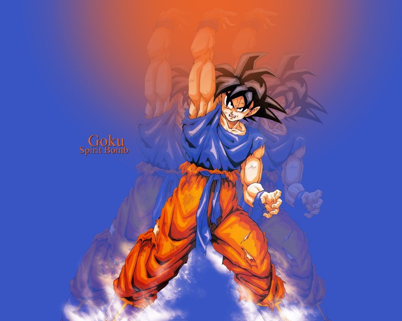 1280x1030 Dragon Ball Wallpaper: Goku: Spirit Bomb, Desktop