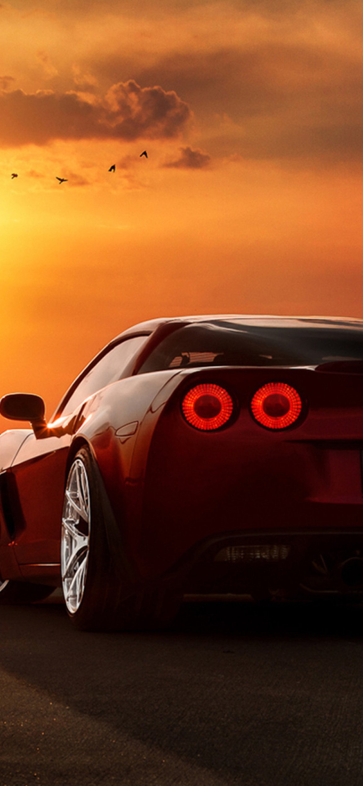 1170x2540 Chevrolet Corvette Wallpaper for iPhone 12 Pro, Phone