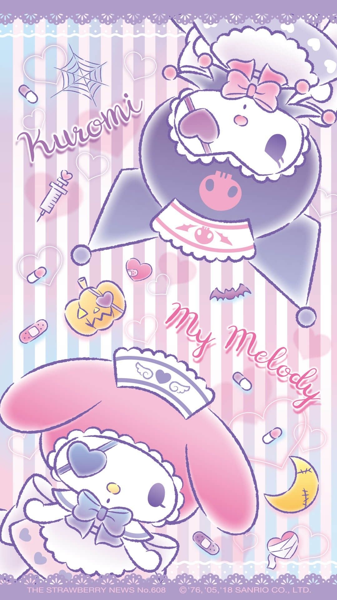 1080x1920 My Melody Kuromi Wallpaper Free My Melody Kuromi Background, Phone