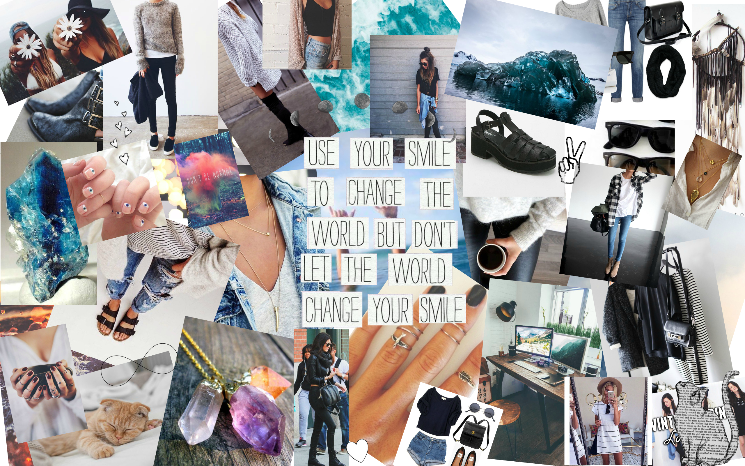 2560x1600 Aesthetic Collage Desktop Wallpaper Free Aesthetic Collage, Desktop