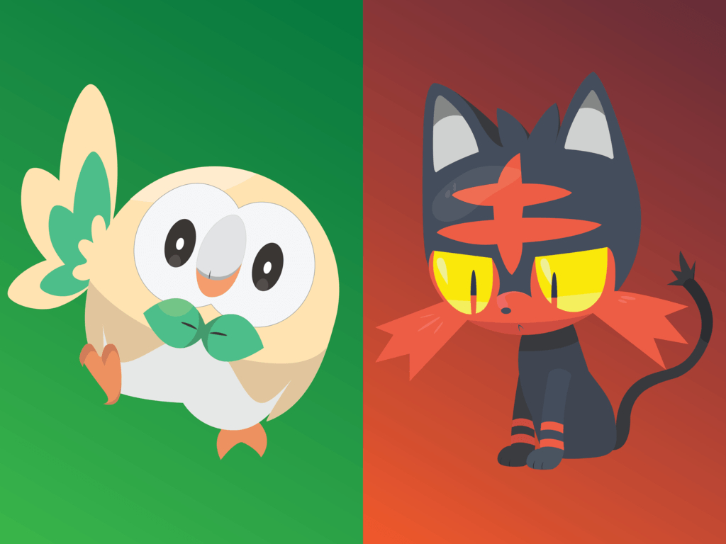 1030x770 Pokemon Rowlet Litten Popplio Evolutions Image, Desktop