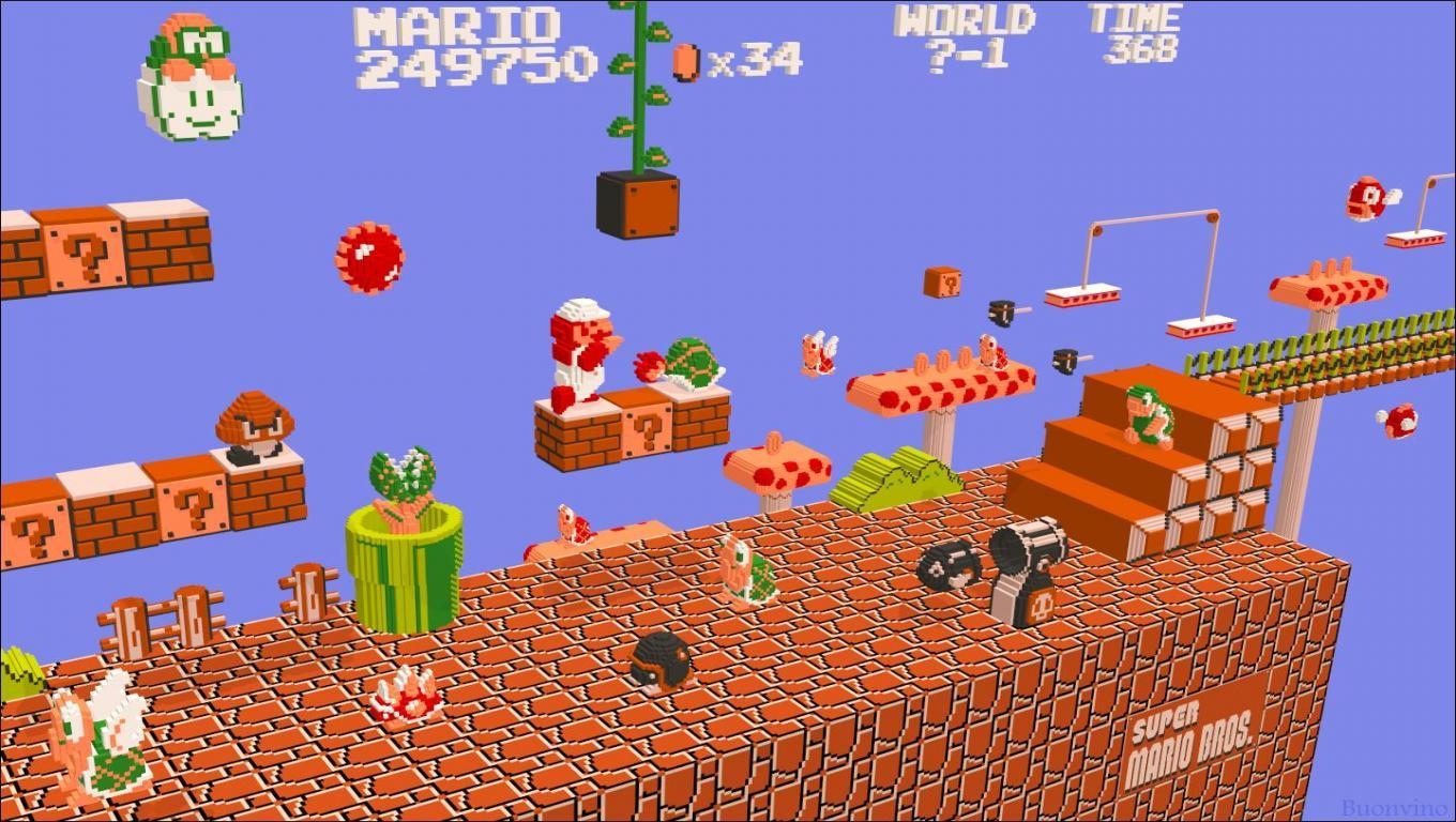 1360x770 VK.154: Super Mario Bros Wallpaper (1440x900 px), Desktop